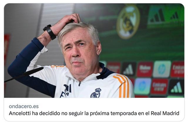 KAIYUN应用-西媒：安切洛蒂决定夏天离开皇马！阿隆索接班？